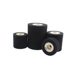 Solid Dry Ink Roller Black customized 40x40mm rub resistant