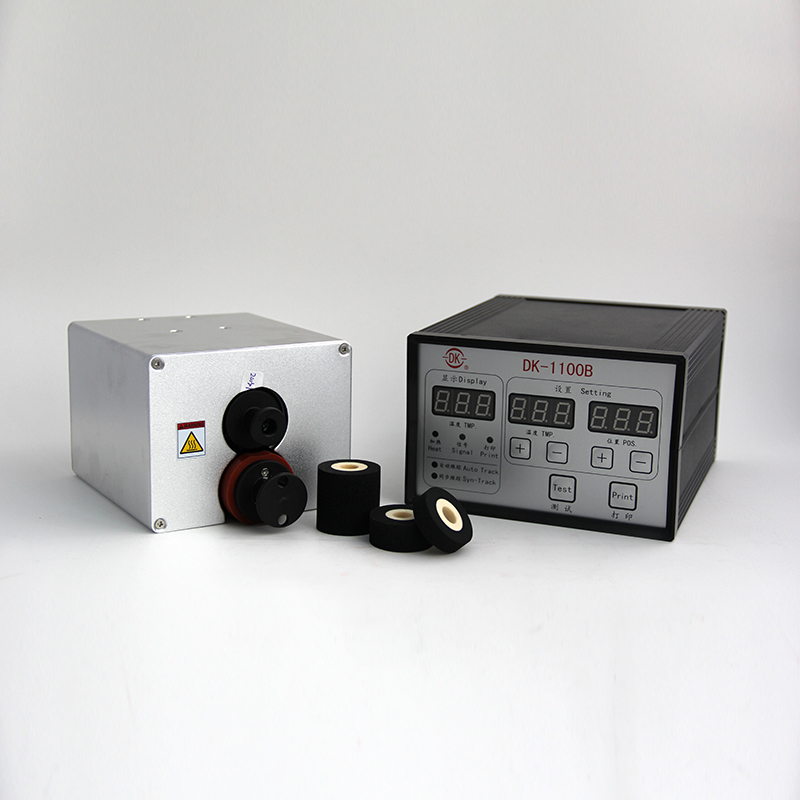 DIKAI DK-1100B Automatic Hot Ink Roll Coder with Max 300 Prints/Minute AC100-AC230V 50/60 Hz Expiry Date Printer