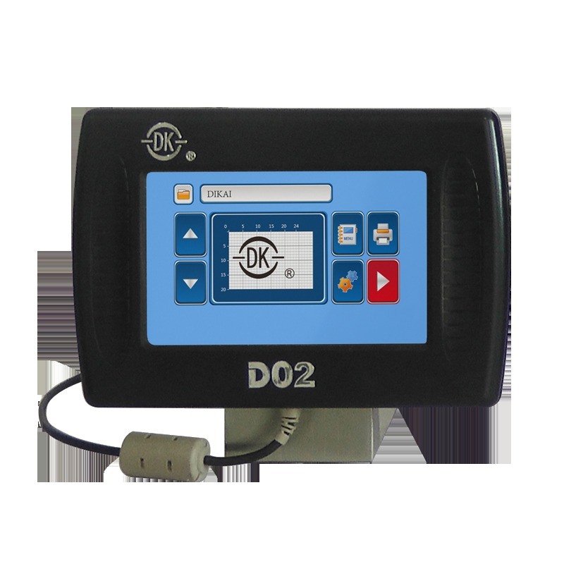 DIKAI D02 Τεχνητή εκτύπωση θερμικής μεταφοράς με κεφαλή εκτύπωσης 24 mm 200 DPI και ταχύτητα εκτύπωσης 120 PPM για κάθετο συσκευαστή